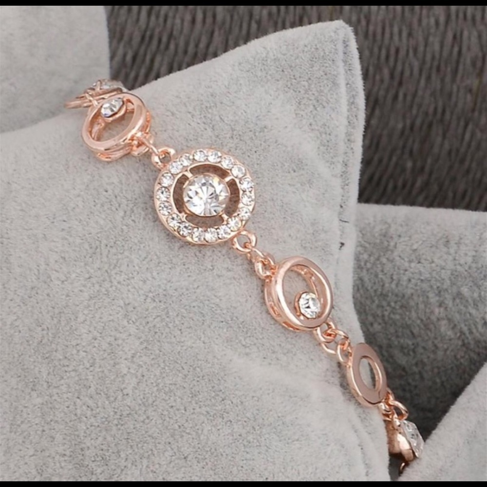 CZ Rose 🌹 Gold Bracelet